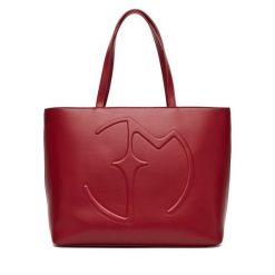 Torebka Eva Minge. Czerwone torebki klasyczne Eva Minge, bez wzorów, bez dodatków. Za 399.99 zł.