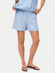 Vero Moda Szorty materiałowe Melaney 10325868 Niebieski Loose Fit. Niebieskie szorty Vero Moda, bez wzorów, z materiału. Za 99.99 zł.