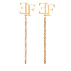 Kolczyki Elisabetta Franchi. Żółte kolczyki Elisabetta Franchi, złote. Za 1,159.00 zł.