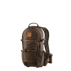 Plecak Fjallraven Lappland Hike 15 - dark olive. Brązowe plecaki Fjällräven, bez wzorów. Za 871.19 zł.