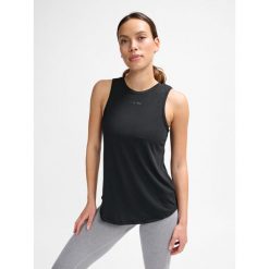 Damski tank top Hummel MT Vanja. Czarne topy Hummel, m, bez wzorów, z dzianiny, bez kołnierzyka, bez ramiączek. Za 124.00 zł.