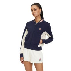 Bluza damska FILA Settanta. Niebieskie bluzy Fila, s, bez wzorów, bez kaptura. Za 219.99 zł.