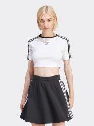 Adidas Koszulka w kolorze białym rozmiar: L. Białe bluzki Adidas, l, bez wzorów, bez kołnierzyka, bez ramiączek. Za 119.40 zł.