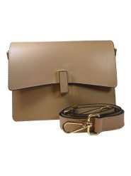 ORE10 Skórzana torebka w kolorze czarnym - 22 x 17 x 7 cm rozmiar: onesize. Brązowe torby na ramię ORE10, bez wzorów, z materiału, na ramię, bez dodatków. Za 304.99 zł.