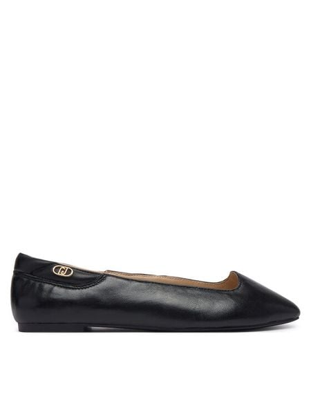 Liu Jo Baleriny Brigitte 19 SF6075 P0102 Czarny. Czarne baleriny Liu Jo, bez wzorów, ze skóry, bez obcasa. Za 569.99 zł.