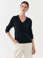 United Colors Of Benetton Sweter 1002D4488 Czarny Regular Fit. Czarne swetry United Colors of Benetton, xs, bez wzorów, z wełny, bez ramiączek. Za 159.99 zł.
