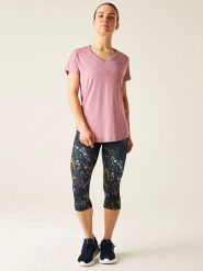 Dare 2b Koszulka sportowa "Vigilant Tee" w kolorze jasnoróżowym rozmiar: 50. Różowe koszulki sportowe Dare 2b, bez wzorów, z materiału, bez ramiączek, outdoorowe. Za 61.60 zł.