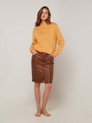 Rodier Sweter w kolorze pomarańczowym rozmiar: XL. Pomarańczowe swetry Rodier, xl, bez wzorów, z wełny, bez ramiączek. Za 252.99 zł.