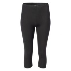 Damskie legginsy IQ Intelligence Quality Silki II. Czarne legginsy IQ, m, bez wzorów, z elastanu, krótkie. Za 97.71 zł.