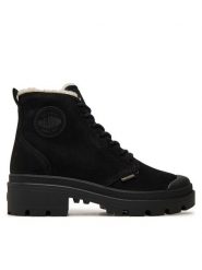 Palladium Trapery 98867-008-M Czarny. Czarne trapery i śniegowce Palladium, z nubiku. Za 659.99 zł.
