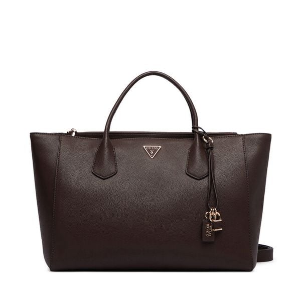 Torebka Guess. Brązowe shopper Guess, z aplikacjami, bez dodatków. Za 674.99 zł.