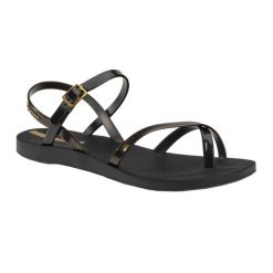 Sandały damskie Ipanema Fashion VIII. Czarne sandały Ipanema, bez wzorów, z gumy, sportowe, bez obcasa, bez zapięcia. Za 121.95 zł.