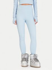 Guess Legginsy W5BB72 K7182 Niebieski Slim Fit. Niebieskie legginsy Guess, xxl, z aplikacjami, z syntetyku. Za 439.99 zł.