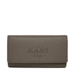 Duży Portfel Damski JOOP! Jeans. Szare portfele Joop! Jeans, bez wzorów, z jeansu. Za 429.99 zł.