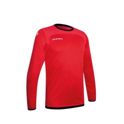 Koszulka bramkarska Acerbis Lev. Czerwone bluzki ACERBIS, bez wzorów, sportowe, bez kołnierzyka, bez ramiączek. Za 193.00 zł.