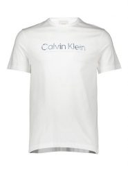 Calvin Klein Koszulka w kolorze białym rozmiar: XXL. Białe bluzki Calvin Klein, xxl, bez wzorów, z bawełny, bez kołnierzyka, bez ramiączek. Za 126.99 zł.