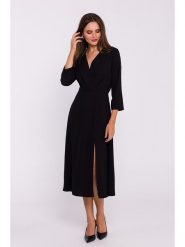 Stylove Sukienka w kolorze czarnym rozmiar: M. Czarne sukienki Stylove, m, bez wzorów, bez kołnierzyka, bez ramiączek, midi. Za 292.95 zł.