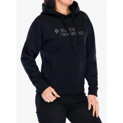 Bluza damska Black Diamond Mini Stacked Pullover Hoody. Czarne bluzy sportowe Black Diamond, l, bez wzorów, bez kaptura. Za 350.99 zł.