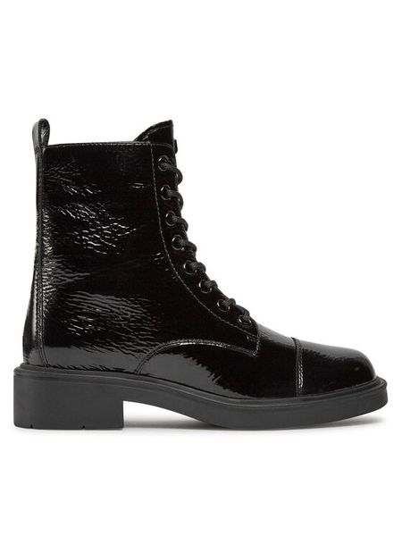 HÖGL Trapery 6-101925 Czarny. Czarne trapery i śniegowce Högl, z lakierowanej skóry. Za 539.99 zł.