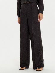 Lola Casademunt by Maite Spodnie materiałowe MF2414024 Czarny Wide Leg. Czarne spodnie materiałowe Lola Casademunt by Maite, l, bez wzorów, z materiału. Za 319.99 zł.