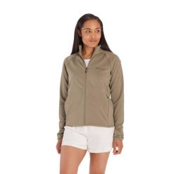 Bluza polarowa damska Marmot Leconte Fleece. Brązowe bluzy Marmot, m, bez wzorów, z polaru, bez kaptura. Za 249.99 zł.
