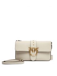 PINKO Torebka Love One Classic Slouchy Fl PLTT 104524 A2OX Biały. Białe torebki klasyczne Pinko, bez wzorów, ze skóry, bez dodatków. Za 1,759.00 zł.