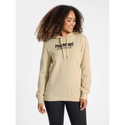 Sweat bluza z kapturem dla kobiet Hummel Booster. Brązowe bluzy Hummel, na zimę, xs, bez wzorów, z bawełny, z kapturem. Za 255.00 zł.