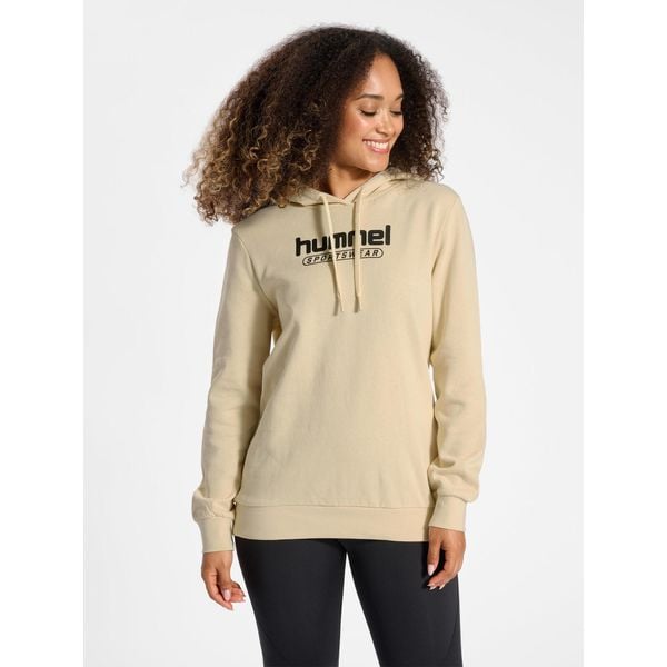 Sweat bluza z kapturem dla kobiet Hummel Booster. Brązowe bluzy Hummel, xs, bez wzorów, z bawełny, z kapturem. Za 179.00 zł.