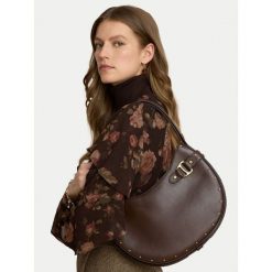 Torebka LAUREN RALPH LAUREN. Brązowe torebki klasyczne Lauren Ralph Lauren, bez wzorów, bez dodatków. Za 1,899.00 zł.