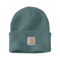 Czapka zimowa Carhartt Acrylic Watch Hat. Niebieskie czapki Carhartt, bez wzorów. Za 79.00 zł.