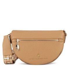Torebka Beverly Hills Polo Club. Brązowe listonoszki Beverly Hills Polo Club, bez wzorów, bez dodatków. Za 179.99 zł.