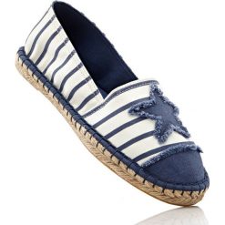 Espadryle bonprix beżowo-niebieski dżins. Baleriny bonprix. Za 27.99 zł.