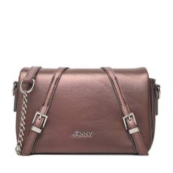 Torebka JENNY. Brązowe listonoszki Jenny, bez wzorów, bez dodatków. Za 119.99 zł.