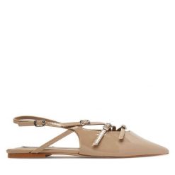 Sandały Steve Madden. Brązowe sandały Steve Madden, bez wzorów, bez obcasa, na płaskiej podeszwie, bez zapięcia. Za 359.99 zł.