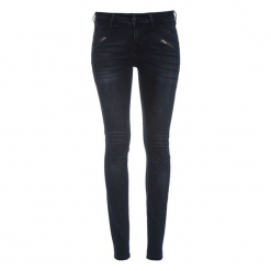 Mustang damskie jeansy Jasmin 28/30 ciemnoniebieskie. Niebieskie jeansy Mustang, s, bez wzorów. W wyprzedaży za 260.00 zł.