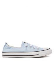 Converse Trampki Chuck Taylor All Star Shoreline Slip A12597C Błękitny. Niebieskie trampki Converse, bez wzorów, z materiału, bez zapięcia. Za 179.99 zł.