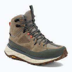 Buty trekkingowe damskie Jack Wolfskin Terraquest Texapore Mid. Zielone trekkingi Jack Wolfskin, z materiału. Za 939.99 zł.