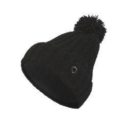 Czapka z pomponem, pleciona z chenille, damska adidas. Czarne czapki Adidas, bez wzorów, z dzianiny. Za 141.50 zł.
