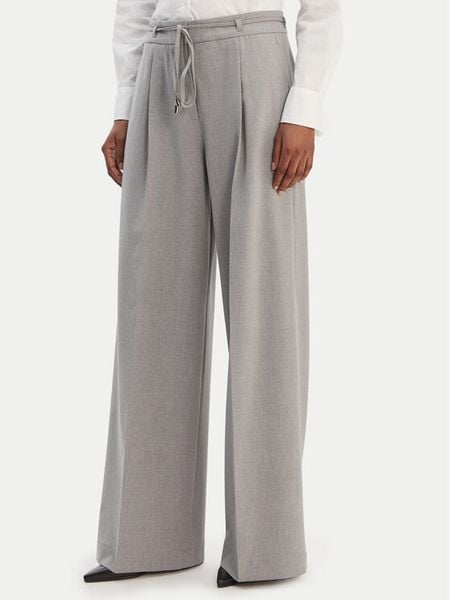 HUGO Spodnie materiałowe Haminde 50555897 Szary Regular Fit. Szare spodnie materiałowe Hugo, bez wzorów, z materiału. Za 809.99 zł.