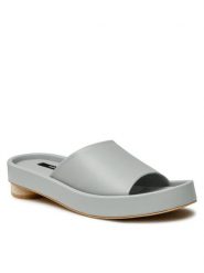 Klapki GINO ROSSI. Niebieskie klapki Gino Rossi, bez wzorów, bez obcasa. Za 124.99 zł.