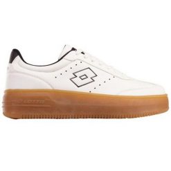 Damskie Buty Sportowe Iskar Ze Skóry Syntetycznej. Białe obuwie sportowe Lotto, ze skóry, bez zapięcia. Za 170.99 zł.