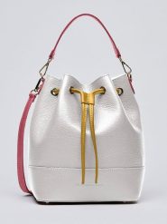 CXL by Christian Lacroix Skórzana torebka w kolorze białym - 25 x 28 x 15 cm rozmiar: onesize. Białe torby na ramię CXL by Christian Lacroix, bez wzorów, z materiału, przez ramię, bez dodatków. Za 400.30 zł.