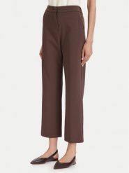 Maryley Spodnie materiałowe 26EB527/06MO Brązowy ciemny Regular Fit. Brązowe spodnie materiałowe Maryley, m, bez wzorów, z bawełny. Za 289.99 zł.