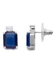 U.S. Polo Assn. Kolczyki-wkrętki z kryształami rozmiar: onesize. Niebieskie kolczyki U.S. Polo Assn., z kryształem, metalowe. Za 113.99 zł.