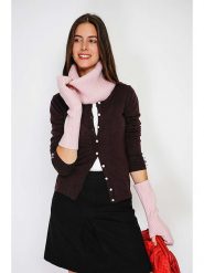 William de Faye Szal-koło w kolorze jasnoróżowym - 30 x 28 cm rozmiar: onesize. Różowe szaliki William de Faye, bez wzorów, z kaszmiru. Za 104.89 zł.