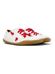 Camper Skórzane sneakersy "Peu Cami" w kolorze białym rozmiar: 40. Białe trampki Camper, bez wzorów, bez zapięcia. Za 404.99 zł.