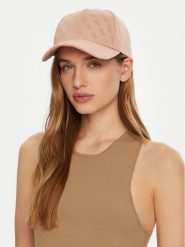 Guess Czapka z daszkiem AW5184 POL03 Różowy. Czerwone czapki Guess, z aplikacjami, z materiału. Za 129.99 zł.