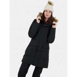 Płaszcz Zimowy Damski Fundango Georgina. Czarne płaszcze FUNDANGO, na zimę, s, bez wzorów, bez kaptura. Za 599.90 zł.