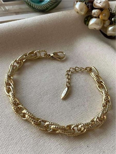 Luseera Pozłacana bransoletka rozmiar: onesize. Żółte bransoletki Luseera, pozłacane. Za 39.99 zł.