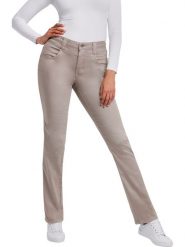 WITT WEIDEN Dżinsy - Slim fit - w kolorze szarobrązowym rozmiar: 42. Brązowe jeansy WITT WEIDEN, z aplikacjami. Za 123.25 zł.